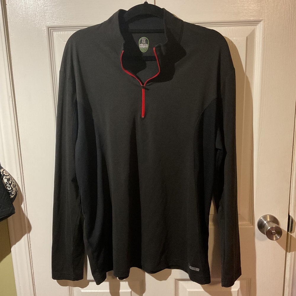 PGA Tour Official Licensed 1/4 Zip Long Sleeve Fleece Pullover